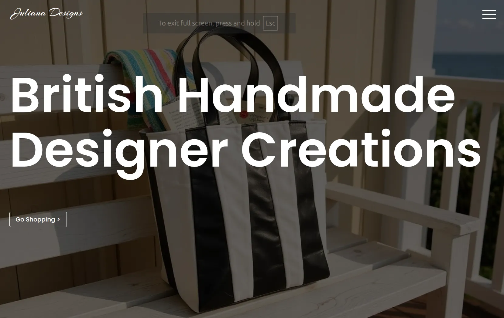 Juliana Designs website screenshot